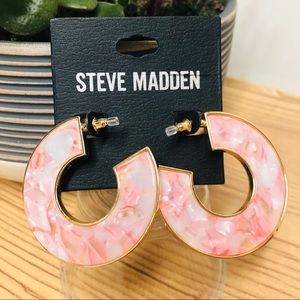 2/$20 Steve Madden Open Ring Hoop Earrings